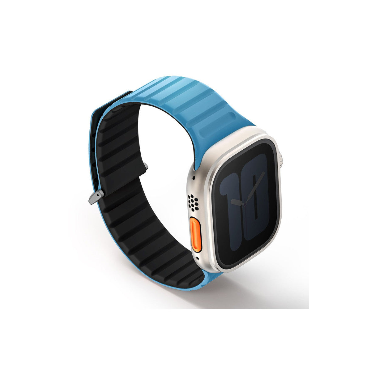 Uniq Apple Watch Ultra 49mm Revix Evo Reversible Manyetik Kordon - Turuncu-Beyaz